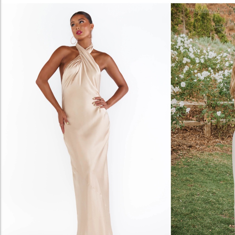 NWT SHOW ME YOUR MUMU JASMINE HALTER DRESS